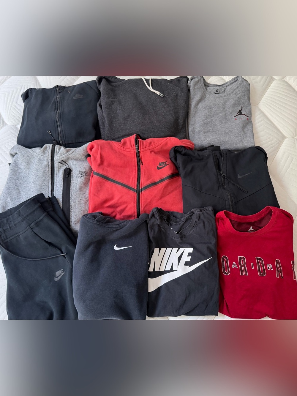Nike Tech Fleece Club Fleece Jordan Back To School Bundle Men Small 10 Items